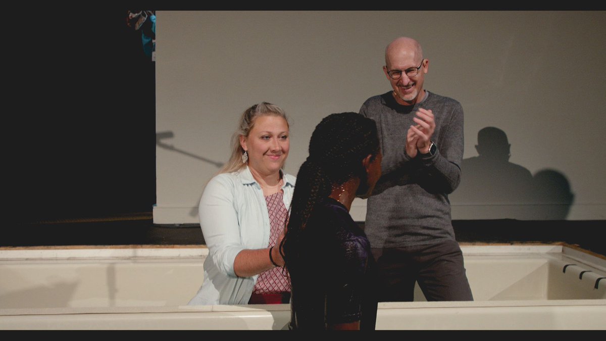 severnrun's tweet photo. 💧 Made New! 💧

We got to celebrate Spring's baptism on Sunday! Have you gotten to celebrate baptism with us yet? We'd love to start a conversation with you about Baptism - text the word "BAPTISM" to 410-936-4252 to learn more! https://t.co/Uw42dUbsjl