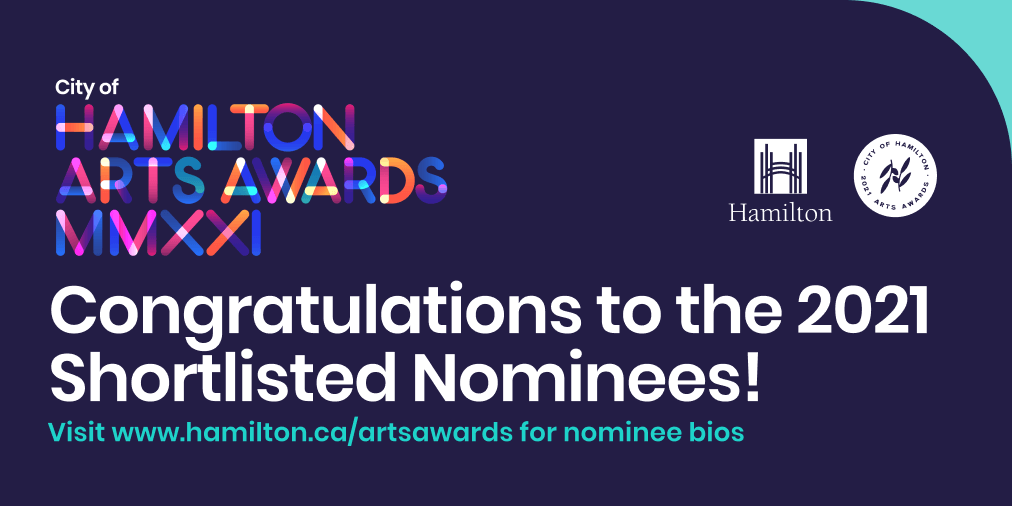 HamArtsAwards's tweet photo. We are pleased to announce the 2021 City of Hamilton Arts Awards Short List! 

Visit our website to learn more about these 37 Hamilton artists &amp; arts community leaders. https://t.co/AXeHEV1kzf

Arts Awards recipients to be announced during #HamiltonArtsWeek (June 3-12). #HAA2021 https://t.co/nmOyJL9dTx