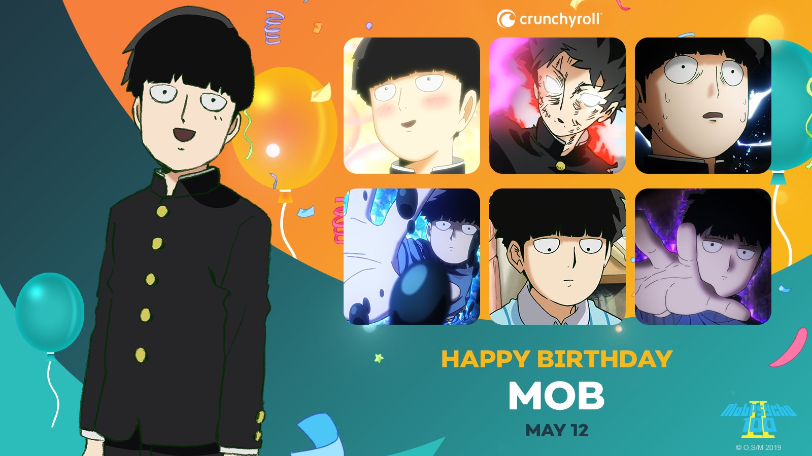 Crunchyroll - Happy Birthday, Ritsu 🎉 (via Mob Psycho 100 III)