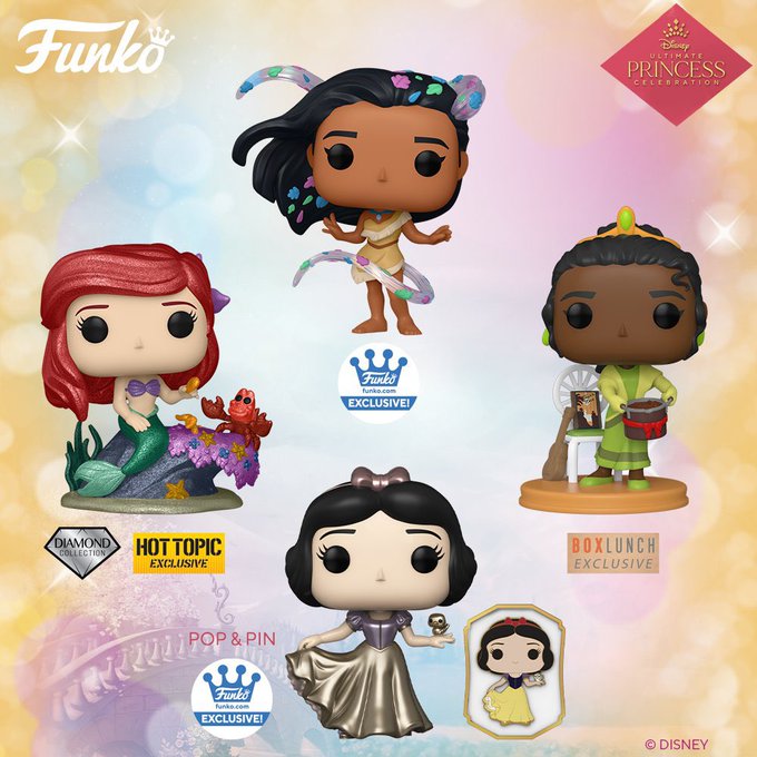 Pop Fr on X: Funko vient de révéler sa nouvelle vague de figurines Funko  Pop! Disney Ultimate Princess! Précommandes ici ➡️    / X
