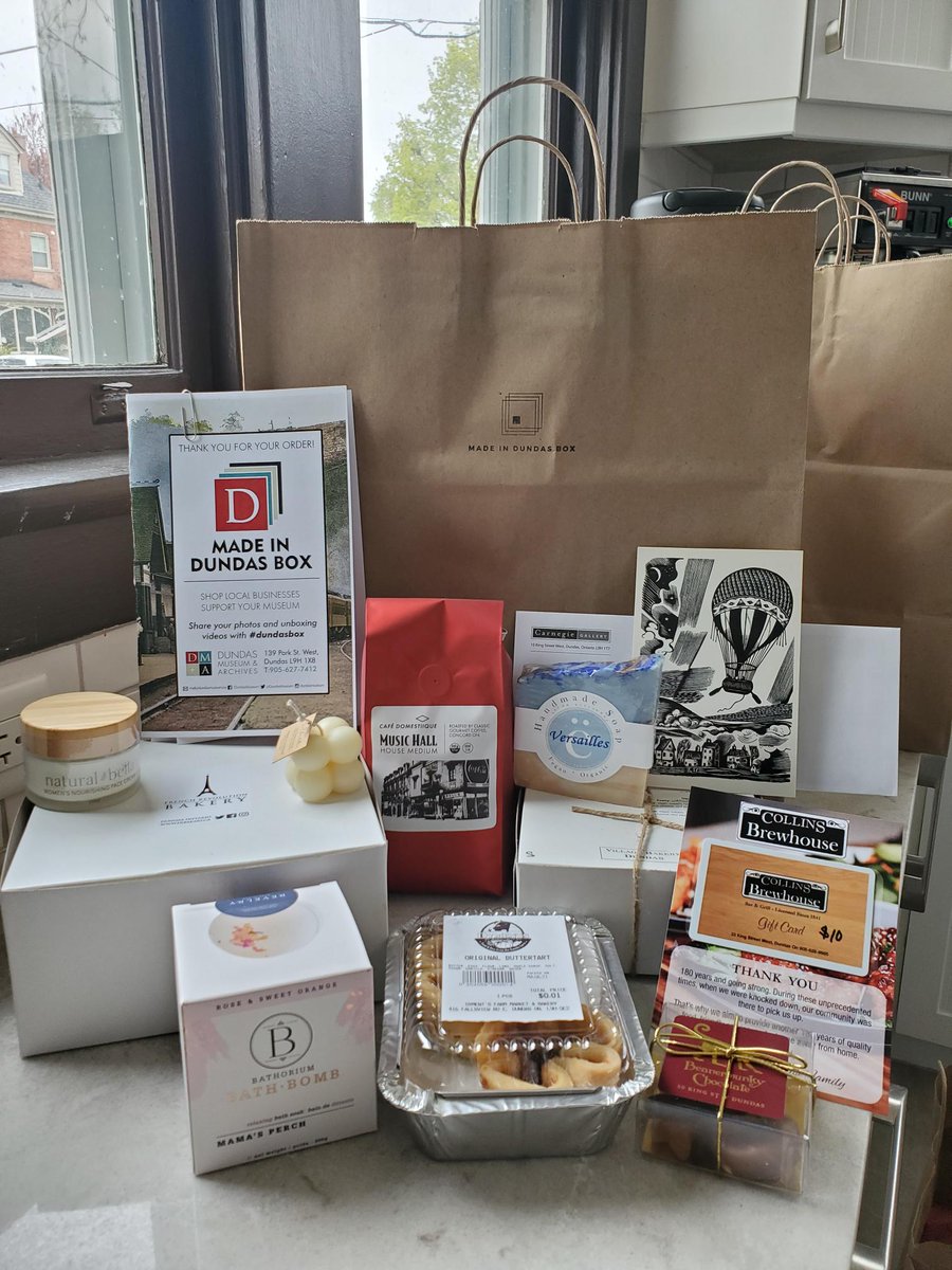 The DM+A could not have done this without you! Thanks to your generosity, $14,000 was spent at local businesses and generated $5,700.00 for our ed programs. Thank you!

#DundasBox #SupportLocal #Dundas #HamOnt #hamontbusiness #MothersDay #Treats #DundasOnt #ShopLocal #fundraiser