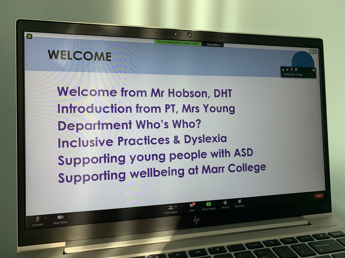 MarrColOfficial's tweet image. Thanks to everyone who joined our virtual ASN Transition evening earlier. Very helpful and informative presentations from our SfL team. #CARE #Inclusivepractice @MarrInclusion