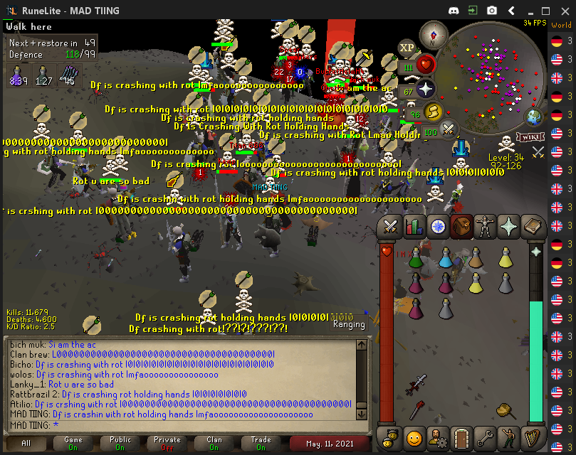 OSRS_VR's tweet image. DF turned in to a 1 iteming crash team alongside rod+sv.

It doesn't work for them and it won't work for you. 

Come again! 😎

#rentfree #vr #mostactive #osrs #pkclan