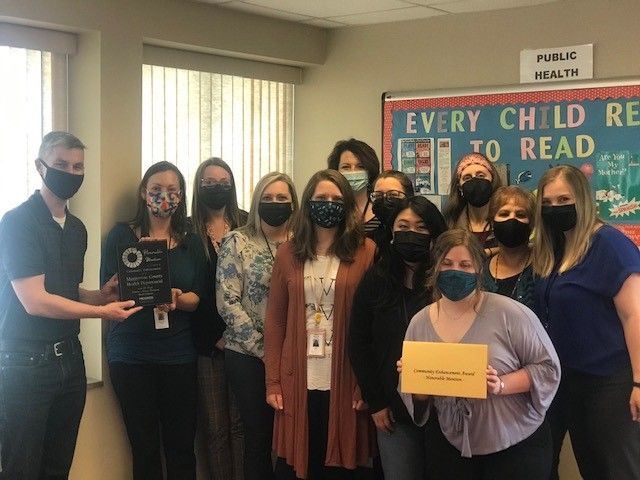 ProgressLkshore's tweet image. Day 2 of #EcoDevWeek and celebrating our recent award winners! The Community Enhancement Award was presented to two wonderful local organizations - our winner, the Manitowoc-Two Rivers YMCA and our honorable mention, the Manitowoc County Health Department!