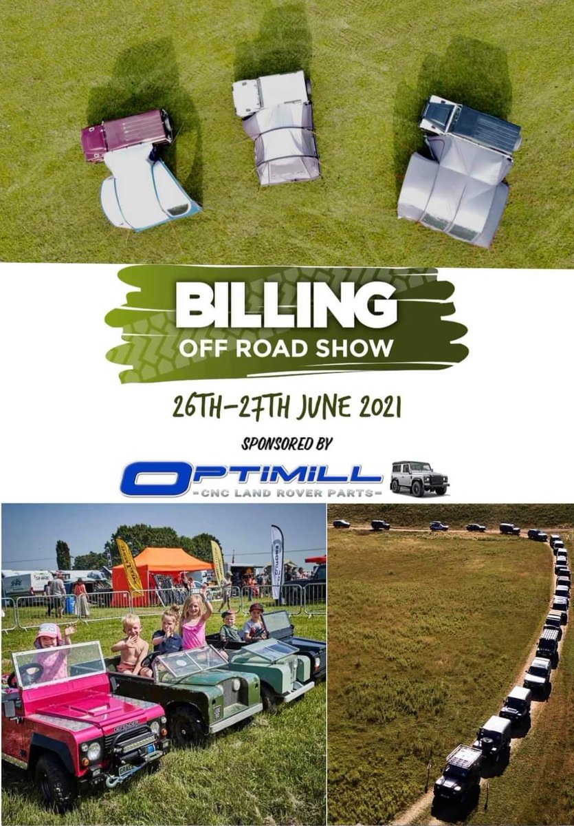 We promised you some big news... here we gooo!!! Its official we are the show sponsor for <a href="/BillingOffRoad/">The Billing Off Road Show</a>  we can't wait to see you... get your tickets here  thebillingoffroadexperience.co.uk