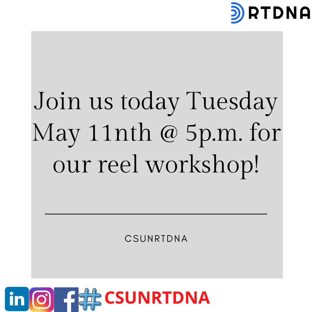 CSUN RTDNA tweet media