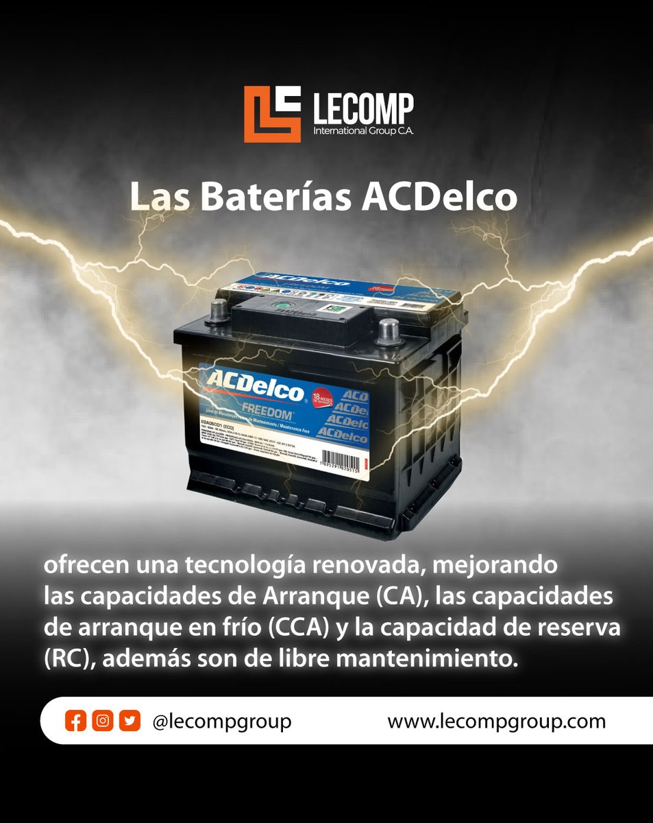 Lecompgroup's tweet photo. Solicita la lista de ítems y precios al privado.

Despachamos gratis a toda Venezuela.

#Lecomgroup #ventasalmayor #Somosdistribuidores #repuestosoriginales #ACDelco #mayoristas #BateriaAcdelco #Enviosgratis #ventasonline https://t.co/Yq9GRf32aM