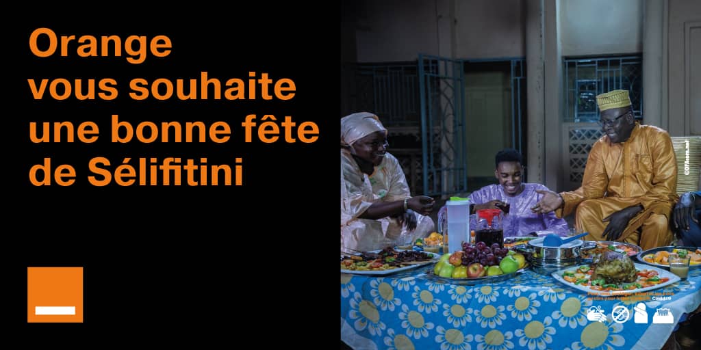 Orange_Mali's tweet photo. Sambè Sambè à tous !!!
#Selifitini
#aidelfitr
#Aid2021 https://t.co/vKciw2HPsi