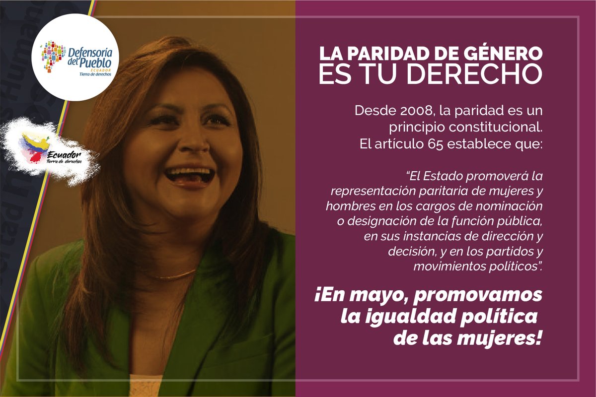 Defensoría del Pueblo de Ecuador tweet media