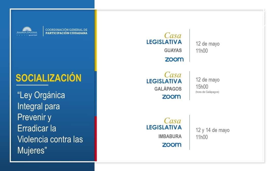P_CiudadanaAN's tweet photo. #AgendaTerritorio

Compartimos la programación de los eventos virtuales que realizarán las Casas Legislativas de la @AsambleaEcuador

Comunícate con nosotros y participa activamente del quehacer legislativo! @cesarlitardo @csolorzano3 @DonosoEcuador @Connie_maily https://t.co/qmZ5VOLwle