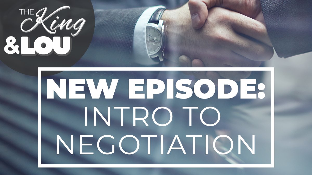 TheKingAndLou's tweet photo. If sales is "listening and giving people what they want," then negotiation is "listening and getting what you want." @LouImbriano has some crazy stories this week on Ep. 11, download &amp; subscribe now! 

https://t.co/0fCfNqtv0J

#GoDo #Podcast #Business #Marketing @elizabethonline https://t.co/mghrx7TpD9