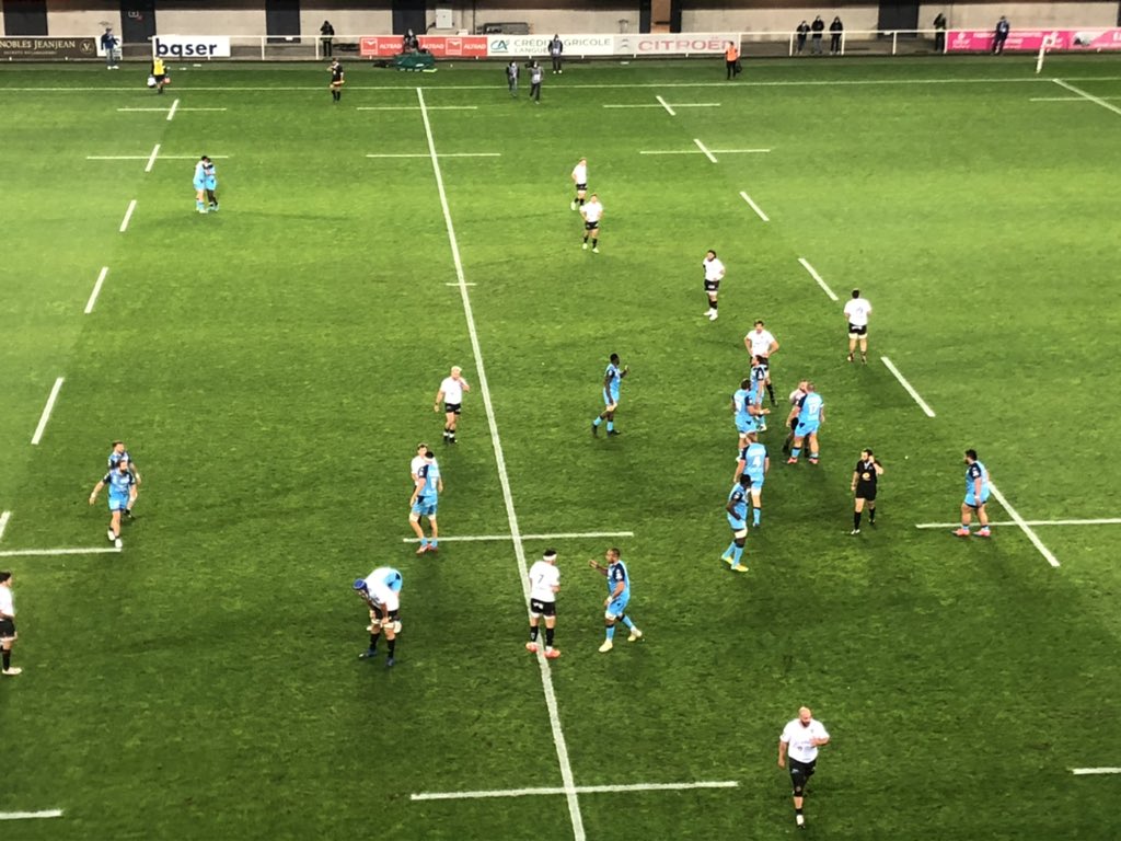 lemouvementinfo's tweet photo. #Sports : Nouvelle #victoire à domicile pour le @MHR_officiel. Après @staderochelais samedi dernier, cette fois c’est le @RCTofficiel qui s’incline logiquement sur le pré héraultais sur le score de 29/10 ! #MHRRCT #Occitanie @MohedAltrad_MHR https://t.co/Ffpo7CyFil