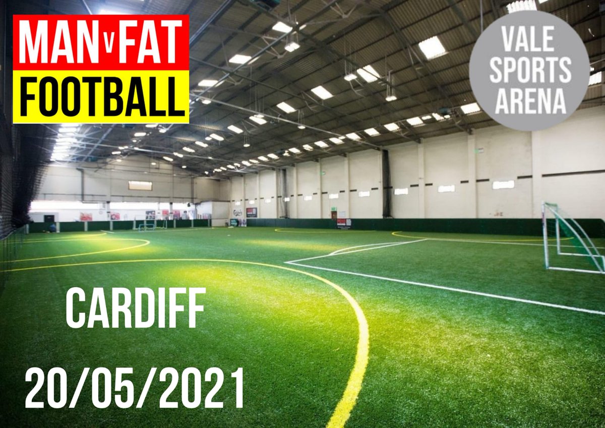 Can't wait to restart with <a href="/manvfat/">MAN v FAT</a> #Cardiff at <a href="/ValeSportsArena/">Vale Sports Arena</a> 

Exactly what we need: awesome pitch, amazing support network and great venue partners.

Going to be an exciting time to be part of MvF Cardiff.

<a href="/PeteGriffiths10/">Peter Griffiths</a> <a href="/Davidquinn1991/">Dave Quinn</a>