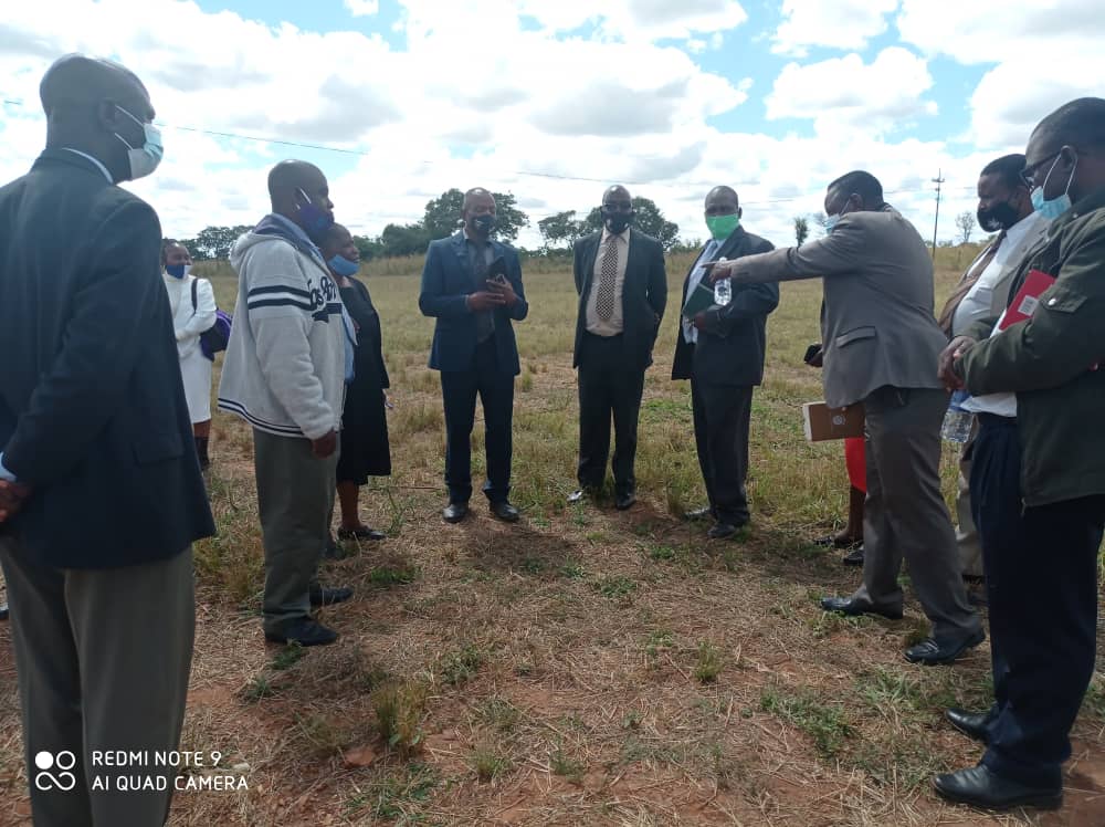 MoPSEZim's tweet photo. @MoPSEZim and Education partners delegates put their best feet forward, on-site, making preparations ahead of the Global Action Week for Education (GAWE) commemoration slated for the 26th of May 2021 at Karoi Ent. Sch. in Mash West.@UNICEFZIMBABWE @ecozim @WorldVisionZim https://t.co/TTL7N4ZLVf