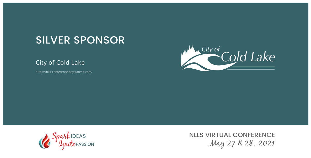 NLLS_Alberta's tweet image. The 2021 conference wants to take a moment to recognize a conference sponsor: @CityofColdLake North, South and Medley Cold Lake Branches are member libraries ow.ly/Xb0550EKlE8.

Learn more about our conference and register: ow.ly/xX1U50EKlEa #SparkandIgnite21