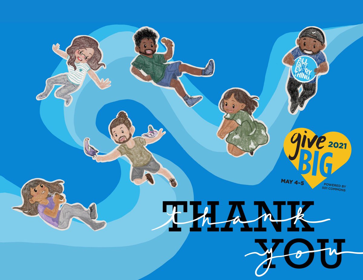 AGE_UP's tweet photo. THANK YOU for a successful GiveBIG! Together, we raised $115K (the most we’ve raised at GiveBIG to date!) and reached 380 individual donors! So much love and appreciation for all of YOU and thank you for continuing to support the leadership of Southend youth. https://t.co/gMkloyoo7c
