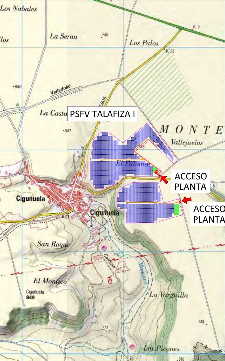 CIGUÑUELA

En tramitación la planta Fotovoltaica Talafiza I de el 30 MW

BOP 84, 05-05-2021.

bop.sede.diputaciondevalladolid.es/boletines/2021…