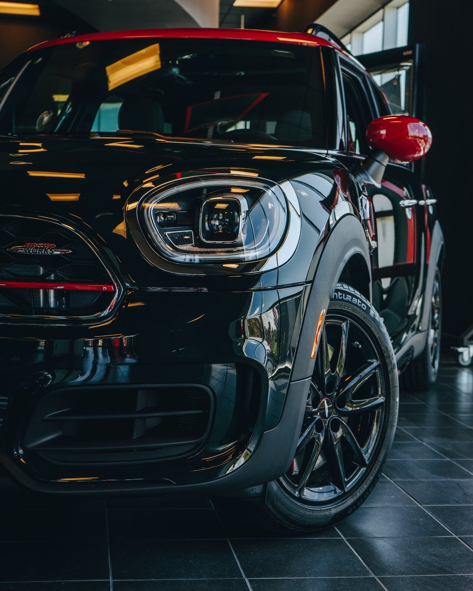 HCMINIBoston's tweet photo. This 2022 MINI Countryman John Cooper Works edition comes wrapped in a Rebel Green with Chili Red accents and packs 300 horsepower. It's power is coupled with a dynamic all-wheel drive system and big brake kit, making for a confidence inspiring drive.
#MINI #Countryman #JCW https://t.co/GvmqHe4Lgk