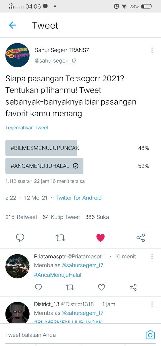 Priatamasptr1's tweet photo. Gasss keunn
#AncaMenujuHalal https://t.co/P3pu3Du6Dx