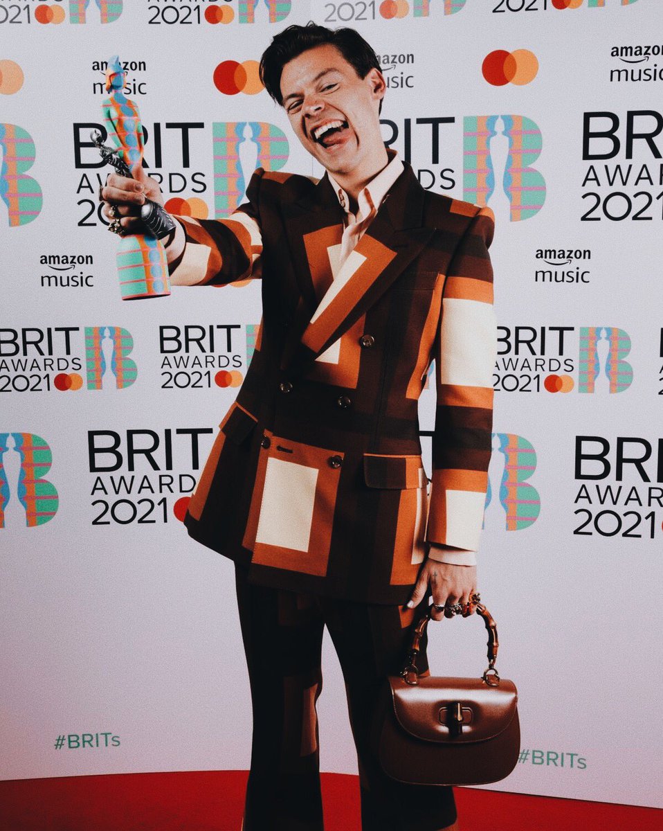 Harry at the BRITs 🤘🏾