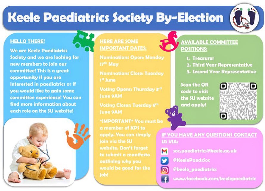 KPS are looking for new committee members to join the 2021-2022 committee! Simply visit the SU website, nominate yourself and submit a manifesto explaining why you would be a good fit for the role! 

Available roles:
1. Treasurer 
2. Y3 Rep
3. Y2 Rep

DEADLINE: TUESDAY 1ST JUNE