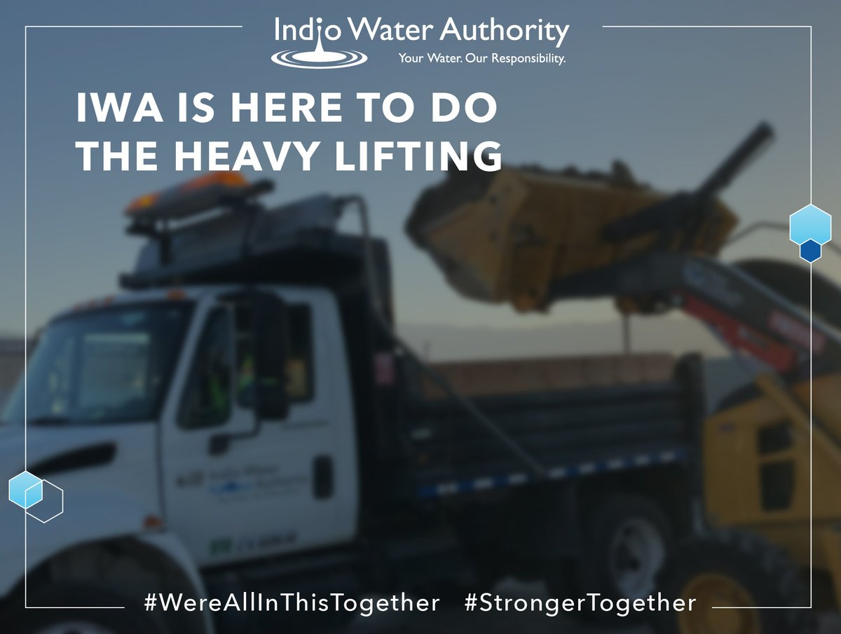 IndioWater's tweet image. Celebrating all the hardworking IWA team members who make sure #Indio residents and visitors have safe, reliable water now and into the future. #InfrastructureWeek2021 #ThereWhenYouNeedIt
#IWA #YourWaterOurResponsibility