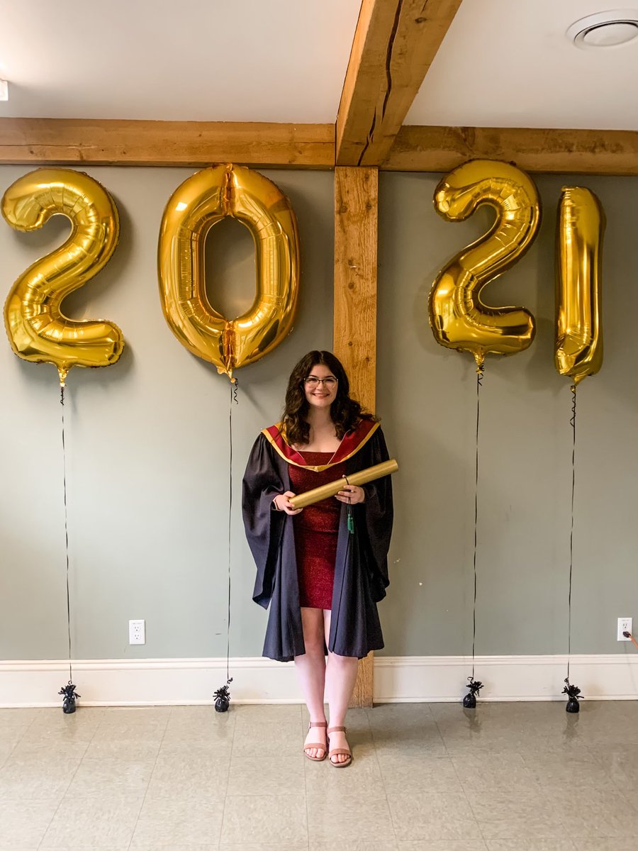 I am so proud to graduate from such an amazing university! I wish I could stay at <a href="/StThomasU/">St. Thomas University</a> forever🥺💚💛 #thankful #graduateof2021 #2021grad