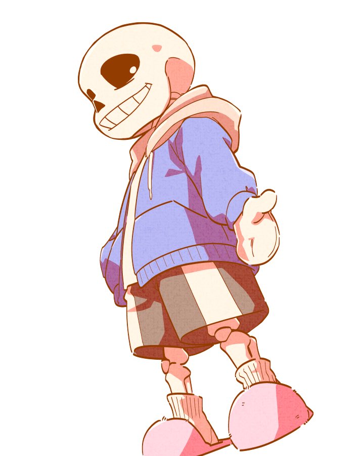 手を差し伸べてくれるサンズ にゅー芭蕉トカゲのイラスト