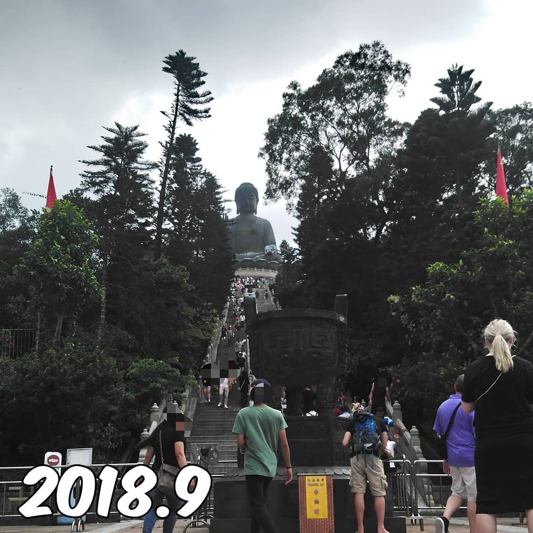 SchoolToa's tweet photo. えっ！大仏がない！？
実は、改修中でした😆
レアな時に行きました😁
ちなみに「大仏」は広東語で 「大佛[daai6 fat6]」、北京語で「大佛[dà fó]」です。

#香港 #hongkong #大嶼山 #ランタオ島 #Lantauisland #ngongping #昂坪 #寶蓮寺 #polinmonastery #ポーリン寺 #天壇大仏 #天壇大佛 https://t.co/JpXCmMbWC4
