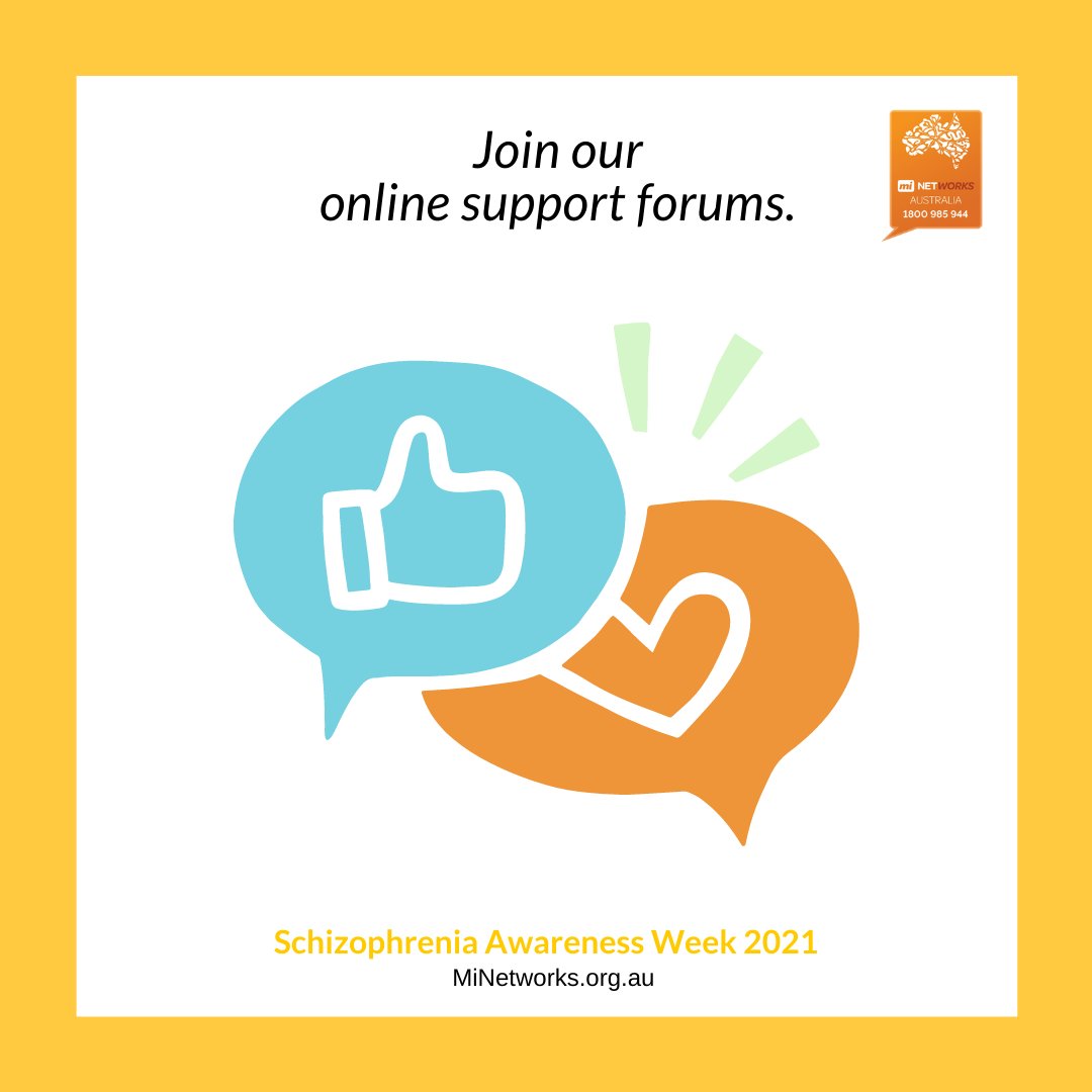 OneDoorMH's tweet photo. The Lived Experience Forum and Friends, Family and Carers Online Forum are a safe space to connect with others, &amp; to share your experience of living with #schizophrenia. It is free to join and anonymous. Learn more: https://t.co/5jfZI03rbo #SAW2021 #DiscoverBetterMentalHealth https://t.co/KuGPYP9iY8