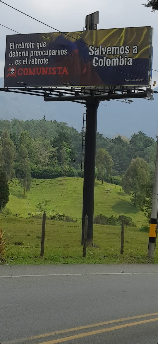 Arrancó la campaña "terrorista" del CD de cara a las elecciones del 2022.
Subida a Las Palmas, Medellín, Antioquia...