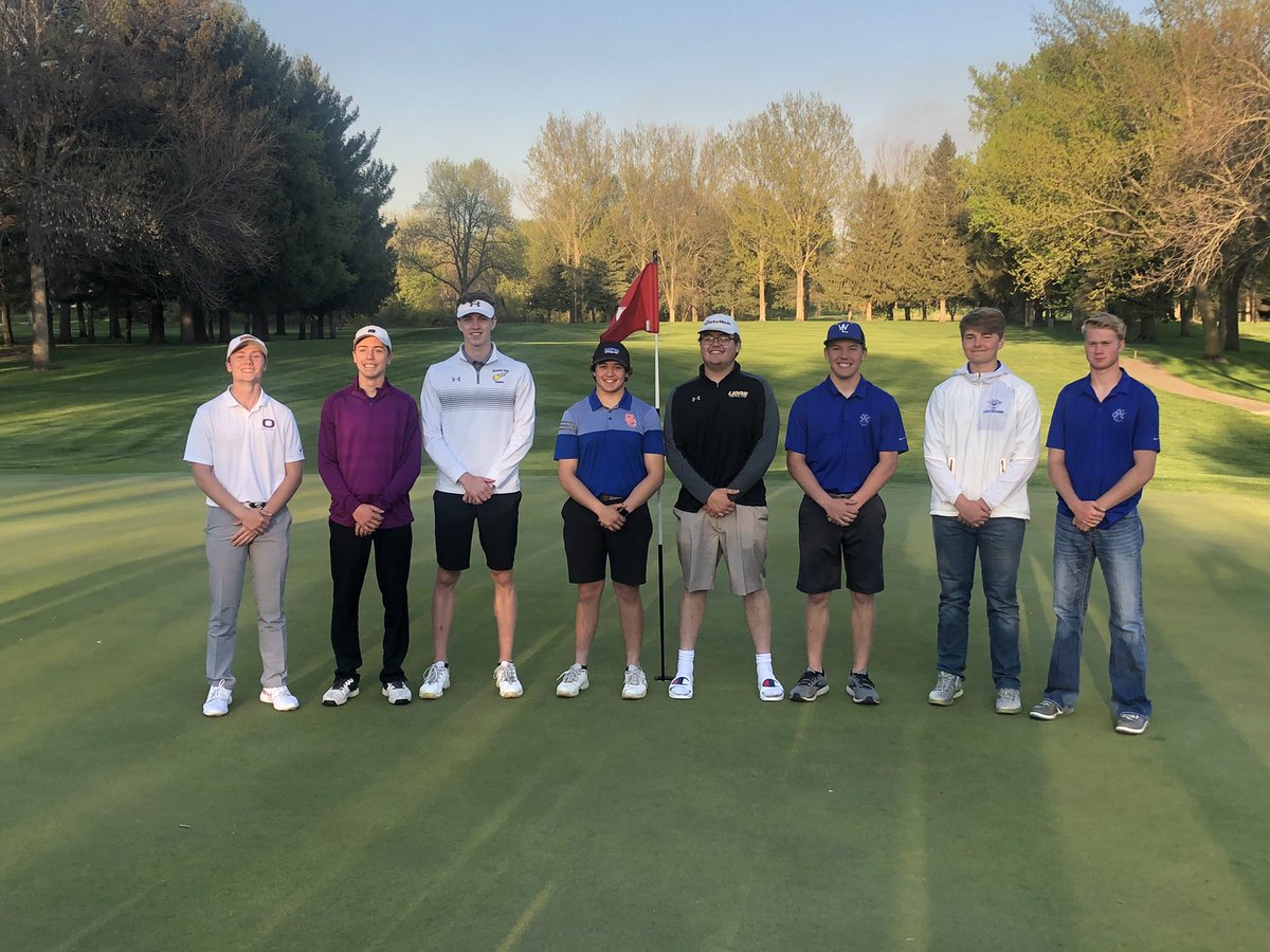 Congrats to our all conference finishers. 1st team: Marcus Van Beek 2nd team: AJ Ageson, Kael Blauwet, Korey McKenney #wlpride