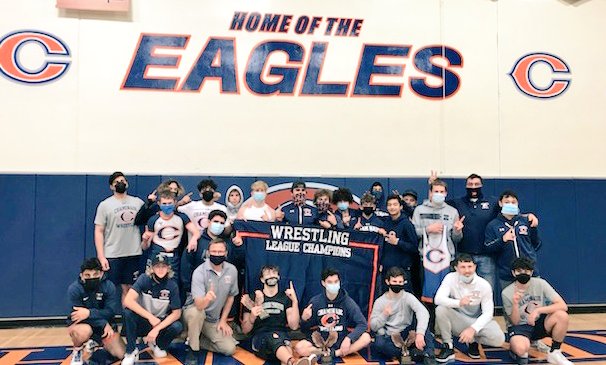 NADEWRESTLING's tweet photo. Chaminade wrestling wins another Mission League championship! Chaminade 66 Alemany 18.  3 Seniors honored during Senior night: Ethan Wong, Shawn Velasquez and Sam Weaver.  Thank you seniors for your 4 years of dedication and commitment!!!!
@Chaminadesports https://t.co/4Rt7n7v7Lj