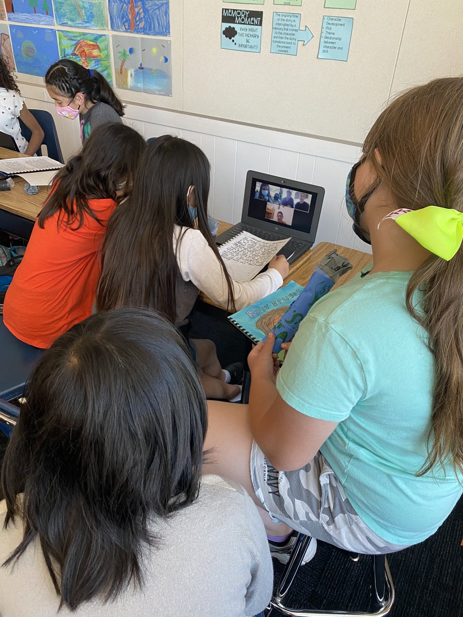 WESWildcatsBSD's tweet photo. 4th grade authors celebrate their published biographies on remarkable and influential people! Parents and family zoomed in to join the celebration 🎉. https://t.co/rYTmkWP13A