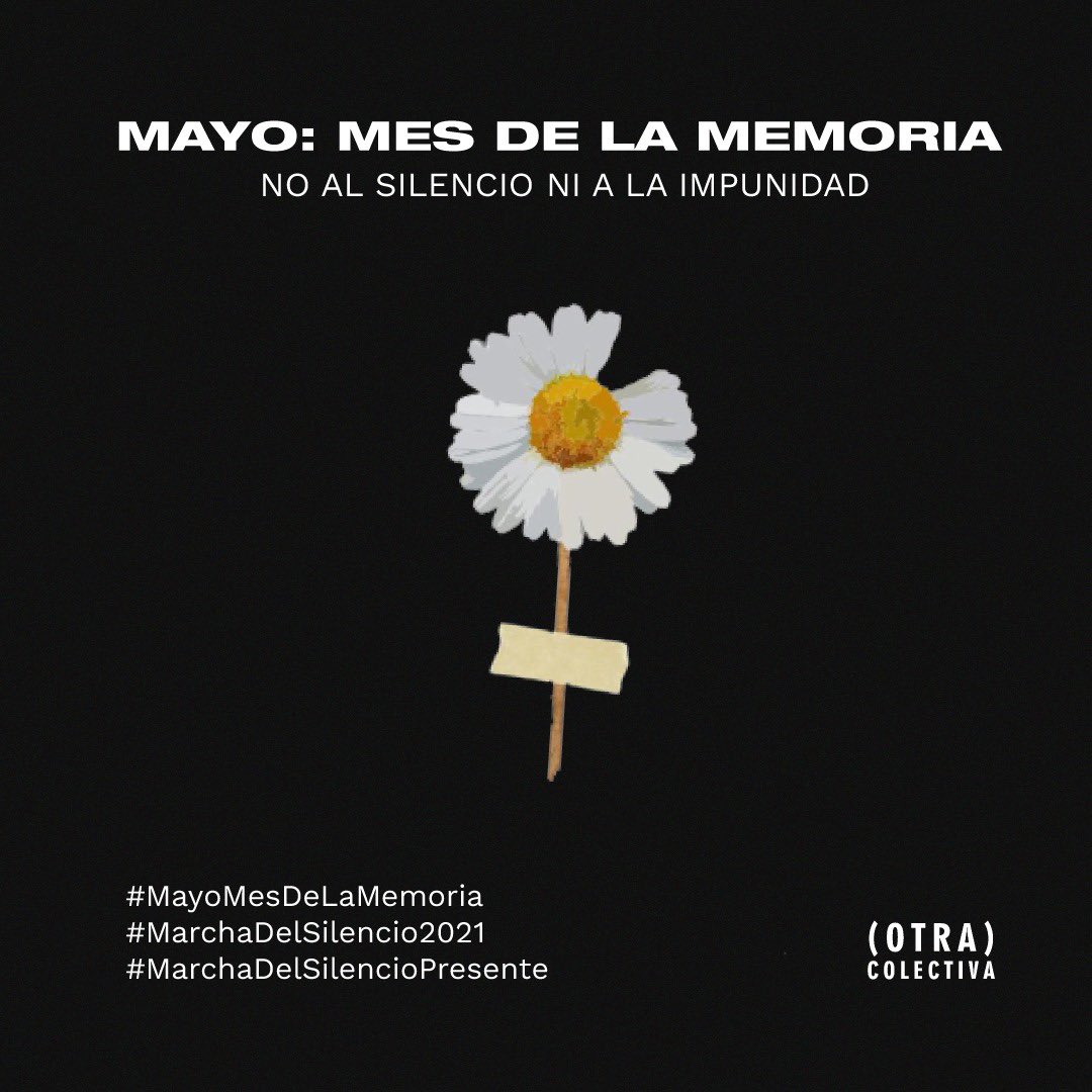 "Sirve la memoria cuando no se vuelve complaciente. Cuando no se calla. Cuando no se rinde. Cuando no se olvida. Cuando enciende nuevas rebeldías. Duele la memoria. Duele, porque obliga." Claudia Korol

#MayoMesDeLaMemoria
#MarchaDelSilencio2021 
#MarchaDelSilencioPresente