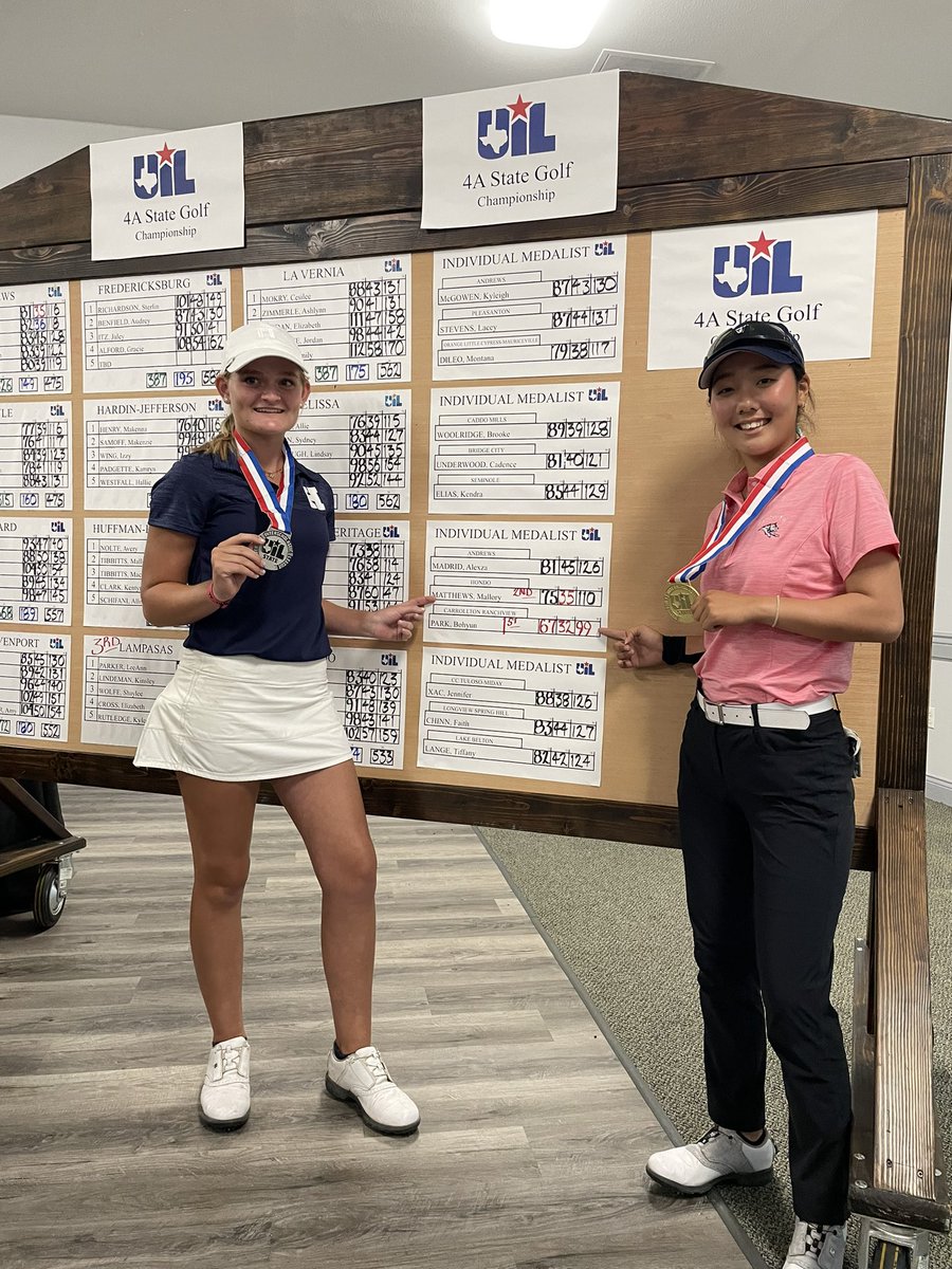 Coach_Kailipaka's tweet photo. Gold Medalist Bohyun Park and our Silver Medalist Mallory Matthews. Congrats to both girls. So honored to be apart of this experience. https://t.co/J1Ne0rCYhQ