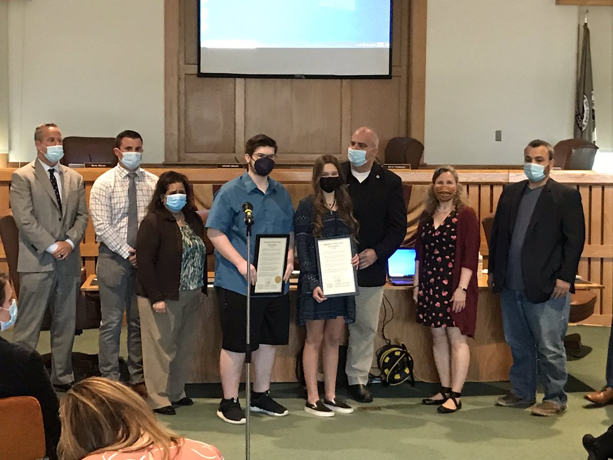 CCgirt's tweet photo. @TomsRiverTwp recognized our @wearetrschools Authentic Science Research students tonight for their success at the @DVSFairs. #perseverance during #COVID19 #NJSTEMpathways #NJEA https://t.co/u8FkJ7OLkI