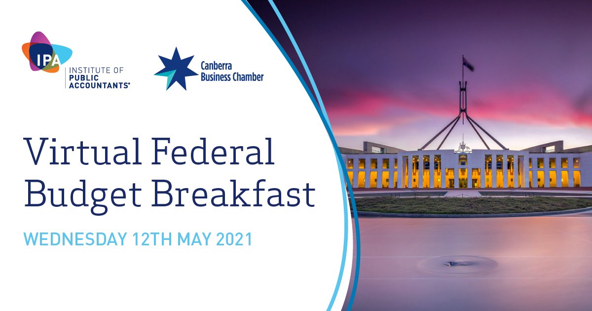 ipaaccountants's tweet photo. And that’s a wrap! 🎉 A huge thank you to our speakers the Hon Zed Seselja, Hon Andrew Leigh MP and Karen Middleton for giving their time to speak at the Federal Budget Breakfast. #FBB2021 #Budget2021 
@CBRBusiness https://t.co/Bcs0XVWi8B