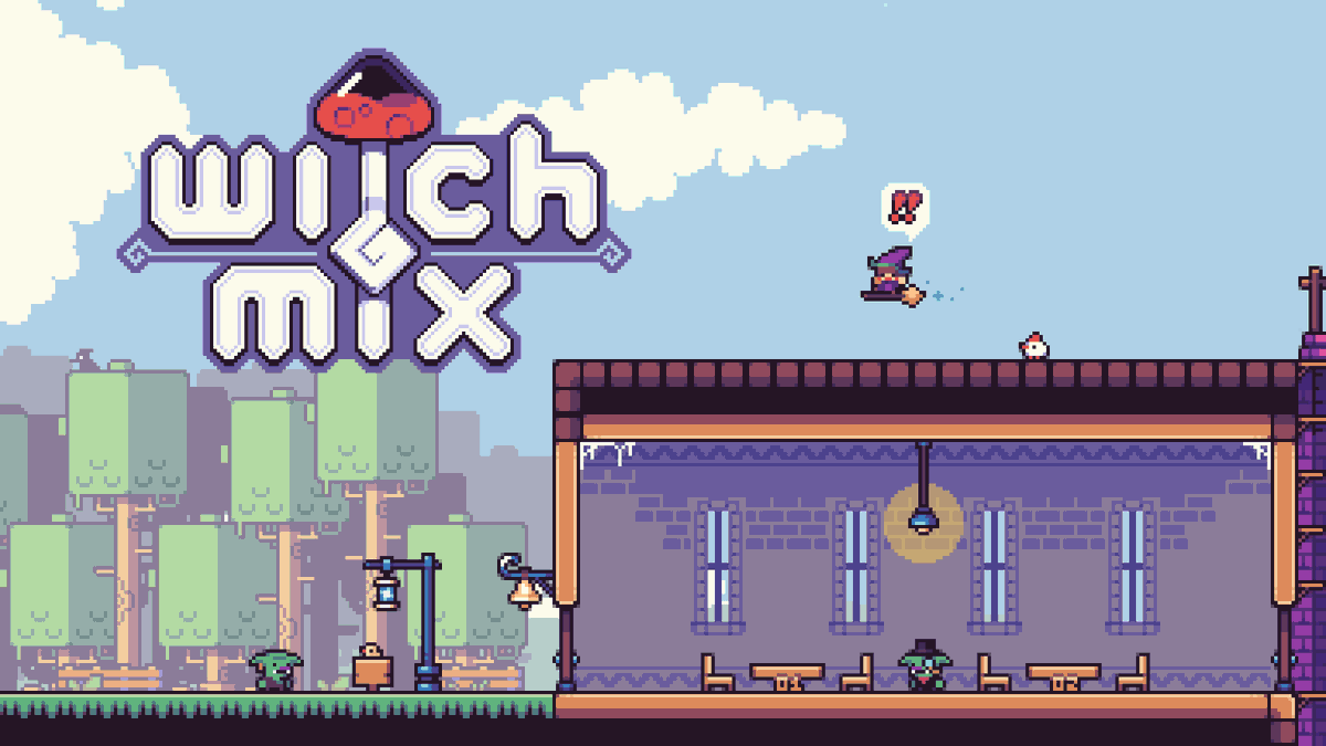 witchmixgame's tweet photo. My game is now more beautiful than ever. From now on, call me Witchmix!

Monsters say I make great mixes✨

#pixelart #ドット絵 #IndieGameDev #Witchmix https://t.co/e3u0z7OYcv