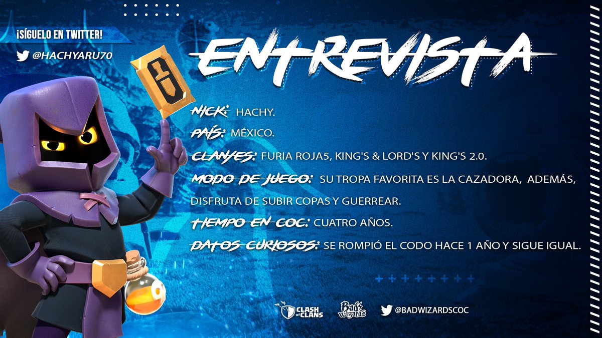 🧙‍♂️ | E N T R E V I S T A 

¡Proveniente de México 🇲🇽 les presentamos a <a href="/hachyaru70/">hachyaru</a>!