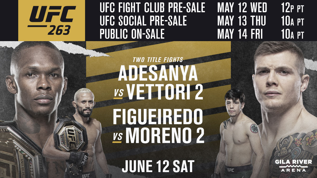 Ufc Our Ufc263 On Sale Begins Tomorrow Who S Joining Us In Arizona Pre Sale Info T Co Wdrnrghyzw Fight Club Info T Co F2gwhbcizr T Co 8a15mn9zzh Twitter