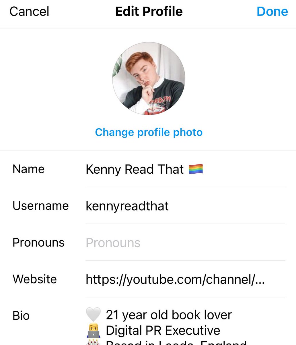 BIG UP INSTAGRAM!! 🥳 #Instagram Instagram have now given you the option to add your pronouns to your bio! Love this new feature and hope other social sites role out something similar 🙌🏼🎉