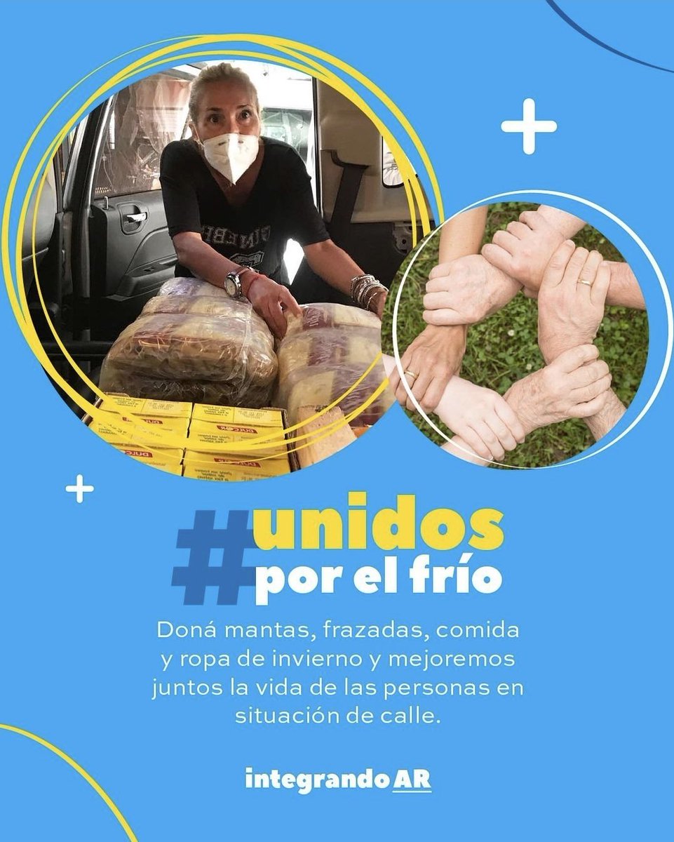 claudiacalciano's tweet photo. 📣Súmate a participar de nuestra campaña junto a #IntegrandoAR de donación! Las donaciones serán entregadas a las personas en situación de calle #UnidosPorElFrio https://t.co/DSu2Km9wpp