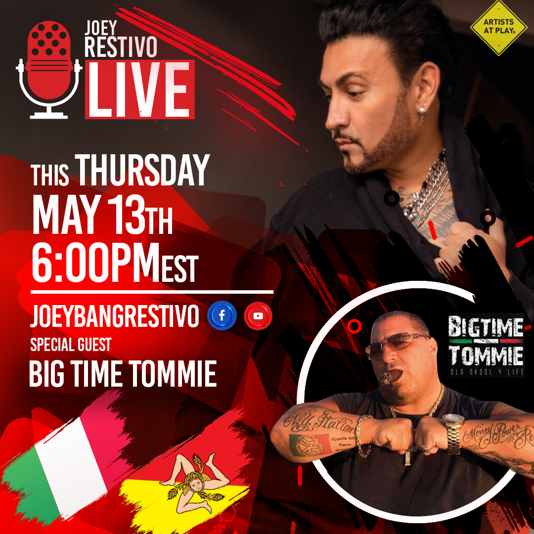 JoeyBangRestivo's tweet photo. This Thursday at 6:00 pm EST. with my special guest in the Joey Restivo Live, #BigtimeTommy: INTERNATIONAL, reality tv star, actor, announcer... ☄️☄️

... Dirty Dave will be hanging around... 

See you there!

#JoeyRestivo #podcast #joeyrestivolive #musicproduction #artistsatplay https://t.co/CFrBPbYMfT