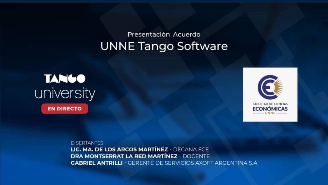 RocioRavarotto's tweet image. Algo lindo paso hoy: Los alumnos de Ciencias Económicas de la UNNE  van a poder estudiar con #TangoUniversity 🙌. Firma de convenio entre FCE #UNNE y #Axoft Argentina. Me siento orgullosa de pertenecer, como graduada de la casa y representante comercial de #Tangosoftware !