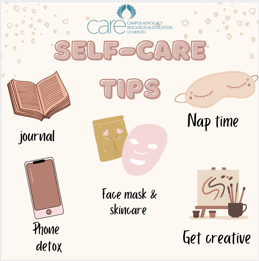 UCMCARE's tweet photo. Hello everyone! We know that we are all coming to an end of the semester and trying to finish finals, some of us are moving back home for the summer, or graduating and moving on to the next part of our lives. We want to give y'all self-care tips that you can practice at home!! https://t.co/vG8wo0LAKS