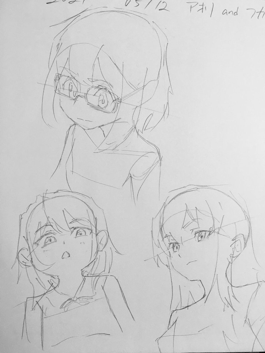 朝練。30分くらいだったと思うけど描き終えてからハッと我に帰るくらい集中してた。 