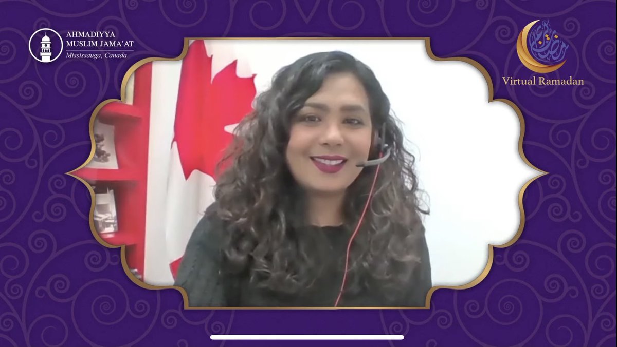 Ahmadiyya Muslim Mississauga (@amjmississauga) on Twitter photo “We have so many similarities, so many things that bind us together..we should help and check in on our neighbours and go that extra mile”
What a wonderful message! Thank you for joining us this evening <a href="/iamIqraKhalid/">Iqra Khalid 🇨🇦</a>! It was an honour. #VirtualRamadan 🌙 “We have so many similarities, so many things that bind us together..we should help and check in on our neighbours and go that extra mile”
What a wonderful message! Thank you for joining us this evening <a href="/iamIqraKhalid/">Iqra Khalid 🇨🇦</a>! It was an honour. #VirtualRamadan 🌙
