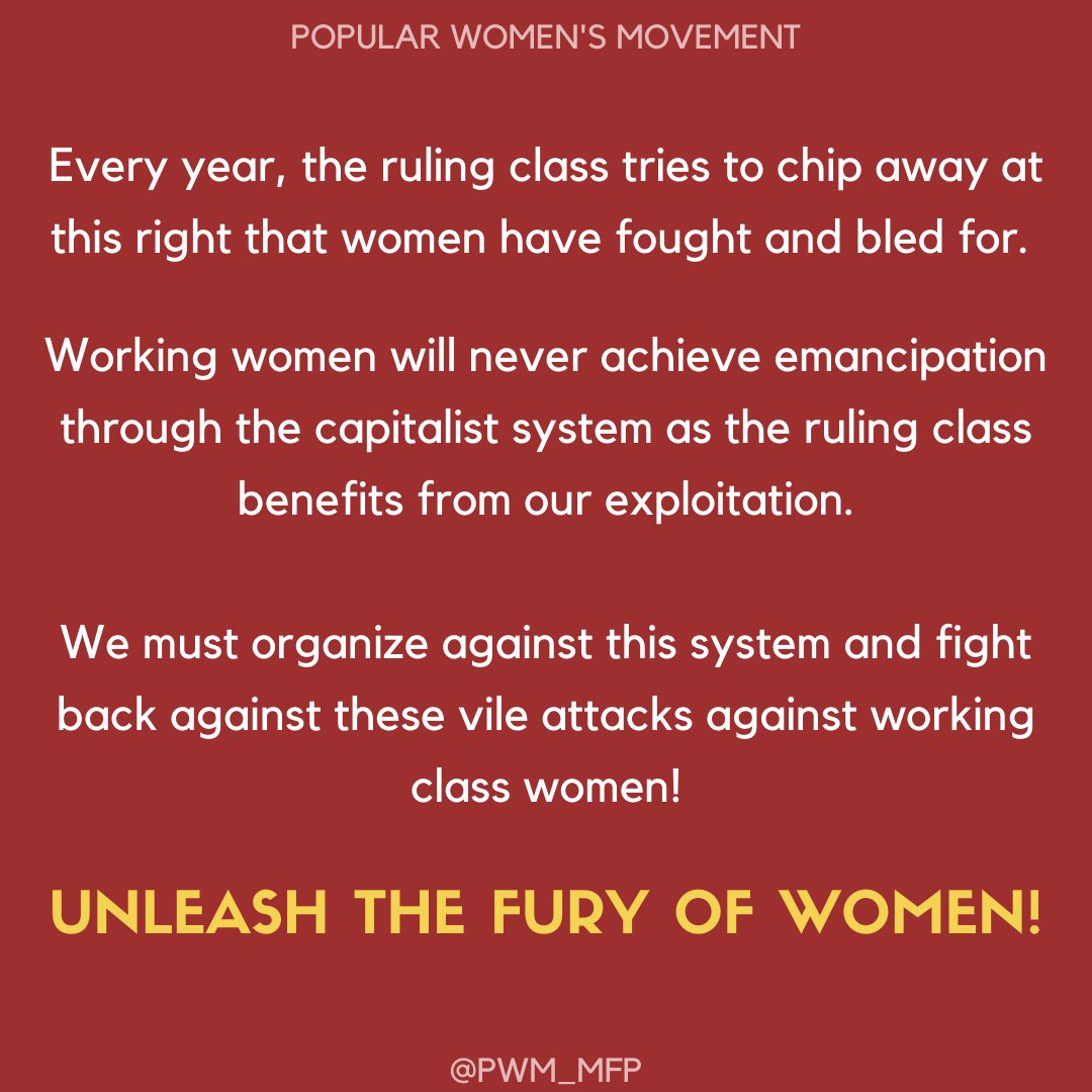 The Texas legislature passed seven anti-abortion bills that are, in essence, an abortion ban. These bills are an outright attack against working women and the working class as a whole, and must be met with fierce resistance!