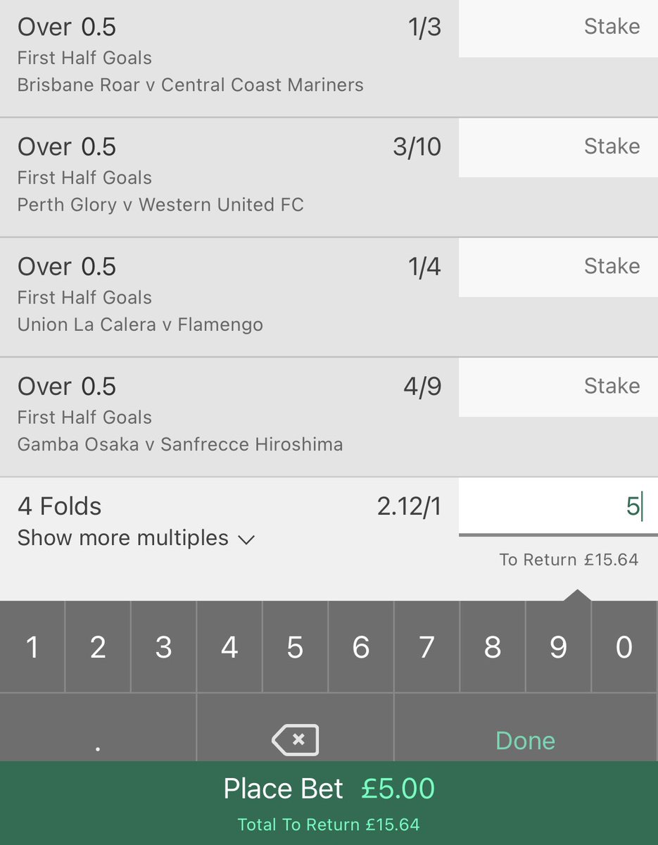 Driptip5's tweet image. Over night acca ( £5-£50) challenge 🔥